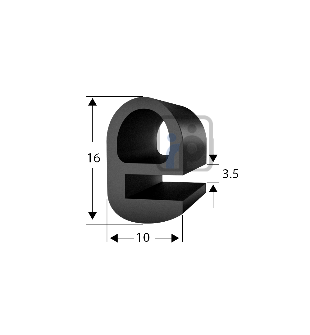 DS_10RE rubber extrusion profile