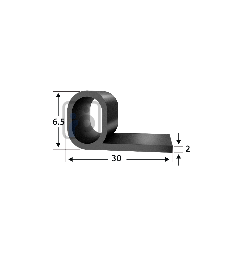 Rubber material used in industrial sealing and insulation applications.