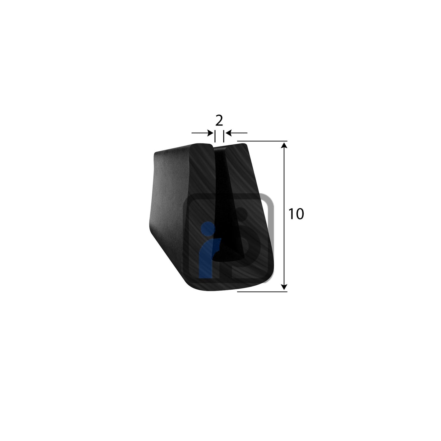 U-723 Rubber Seal – robust edge protection for vehicles and equipment.