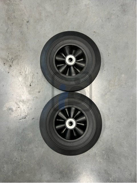 10" Rubber Wheels