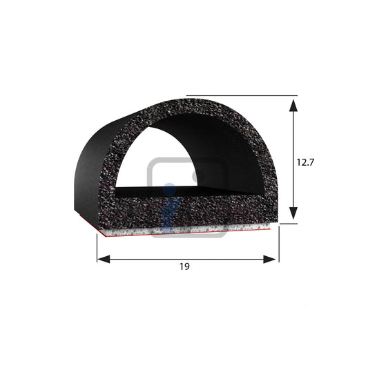 19MM X 13MM Sponge D Seal