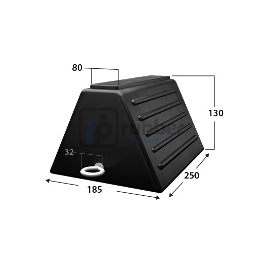 Moulded Stepped Wheel Chock